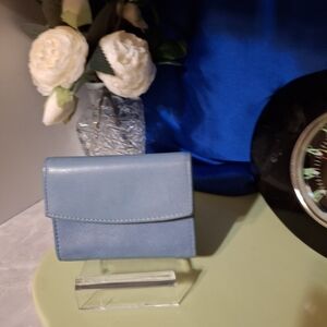 Rolfs Sky Blue Leather Wallet